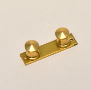 Brass Double Bitt 6x20mm