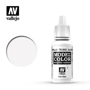 Vallejo Model Color Acrylic Gloss White 17ml