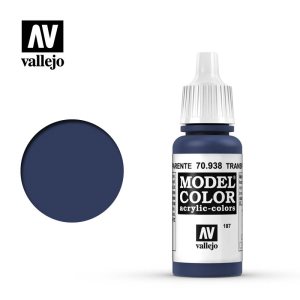 Vallejo Model Color Acrylic Transparent Blue 17ml