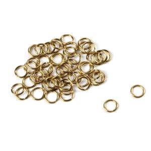 Brass Rings 6mm Pack of 100 