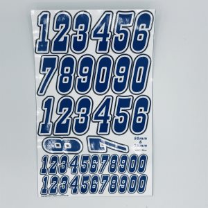 Multi Coloured Number Pack Blue