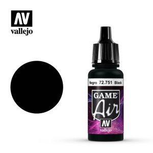 Vallejo Game Air Acrylic Black 17ml
