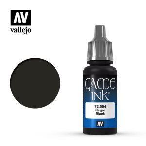 Vallejo Game Color Black Game Ink 17ml