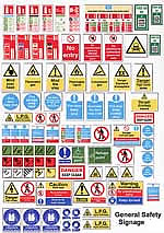 General Safety Signs 1:24 Scale