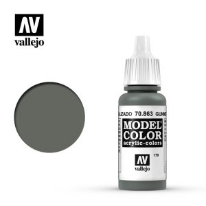 Vallejo Model Color Acrylic Gunmetal Grey 17ml