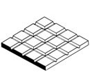 Plasticard Square Tiles