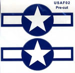 US Air Force Roundel 1943-1946 - Decal Multipack