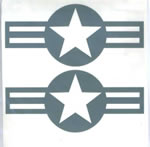 US Air Force Low Visibility 1947 on - Decal Multipack
