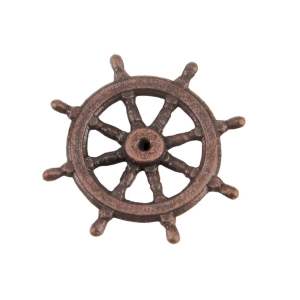 Amati Ships Wheel 38mm Bronzed Metal