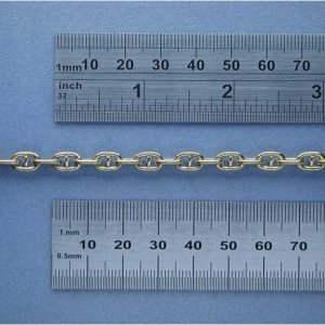 Caldercraft Brass Stud Link Anchor Chain 4 Links per Inch (1mtr) (C65409)