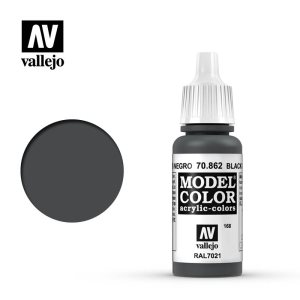 Vallejo Model Color Acrylic Black Grey 17ml