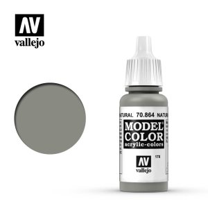 Vallejo Model Color Acrylic Natural Steel 17ml