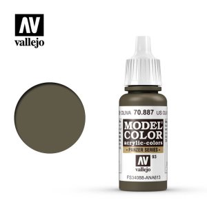 Vallejo Model Color Acrylic US Olive Drab 17ml