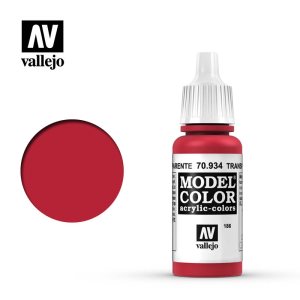 Vallejo Model Color Acrylic Transparent Red 17ml