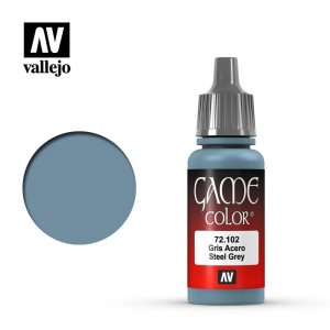 Vallejo Game Color Acrylic Steel Grey 17ml