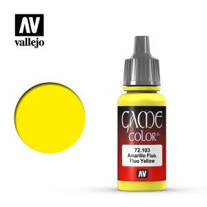 Vallejo Game Color Acrylic Fluorescent Yellow 17ml