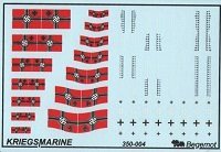 German Kriegsmarine Flags and Markings 1:350