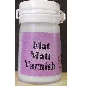 Flat Matt Admiralty Varnish 18ml - AV9105W 
