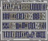 Naval Figures Royal Navy 3D 1/350