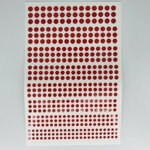 Circles - Vinyl Self adhesive Red