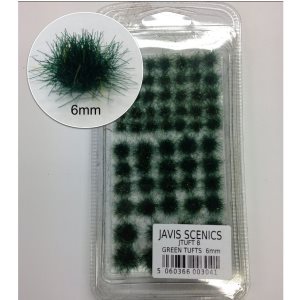 Javis Scenics Static Grass Tufts Green 6mm