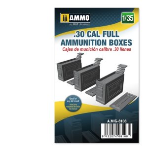 Ammunition Boxes  .30 Cal Full 1/35