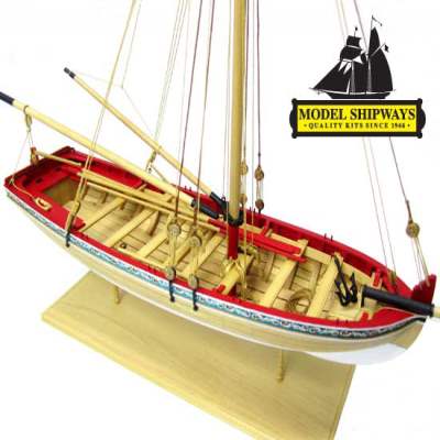 Model Shipways 18th Century Longboat 1:48 Scale