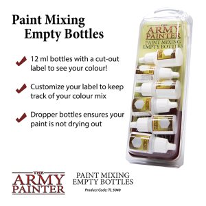 The Army Painter Mixing Empty Bottles
