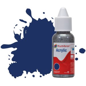 Humbrol No 15 Midnight Blue - Gloss - 14ml Acrylic Dropper Bottle