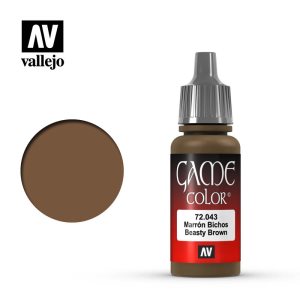 Vallejo Game Color Acrylic Beasty Brown 17ml