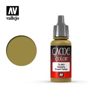 Vallejo Game Color Acrylic Desert Yellow 17ml