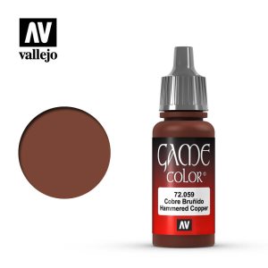 Vallejo Game Color Acrylic Hammered Copper 17ml