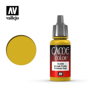 Vallejo Game Color Acrylic Polished Gold 17ml