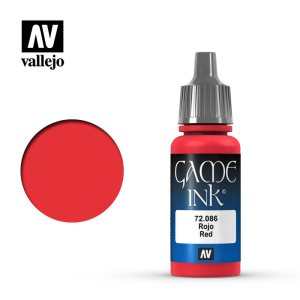 Vallejo Game Color Red Game Ink 17ml