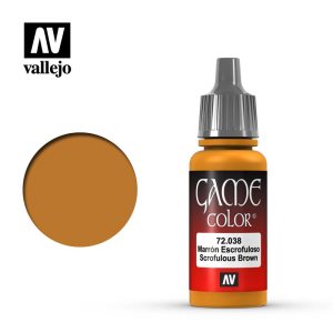 Vallejo Game Color Acrylic Scrofulous Brown 17ml