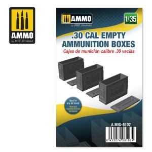 Ammunition Boxes  .30 Cal Empty  1/35