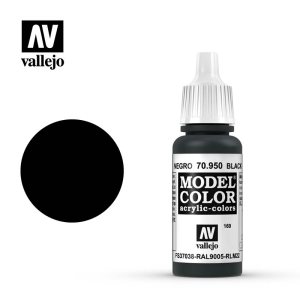 Vallejo Model Color Acrylic Black 17ml