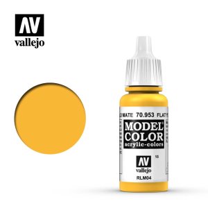 Vallejo Model Color Acrylic Flat Yellow 17ml