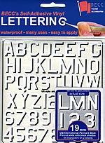 Pennant Lettering US & International 19mm