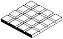 Plasticard Square Tiles 1/16