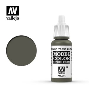 Vallejo Model Color Acrylic US Dark Green 17ml