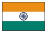 India National Flag - Decal Multipack